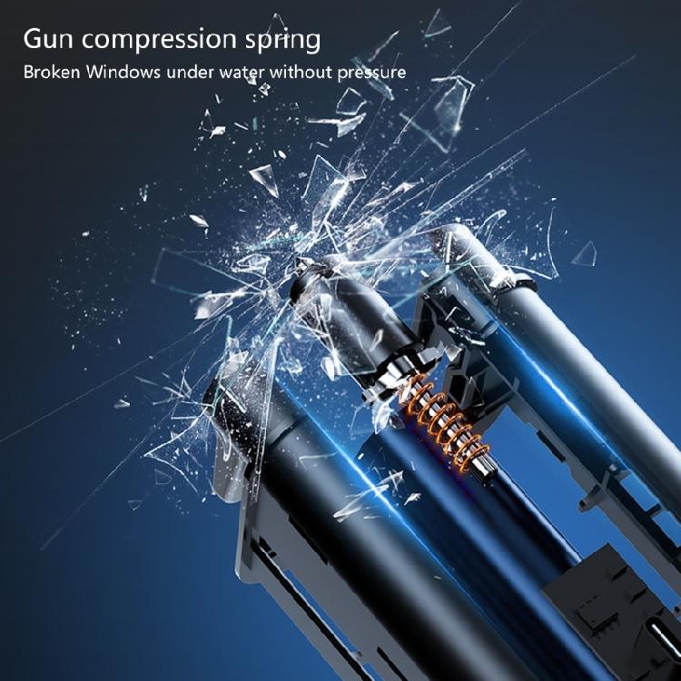 Multifunctional Car Rescues Gadgets with Bright LED Flashlight and Window Hammer for Safe Travel and Outdoor Adventures