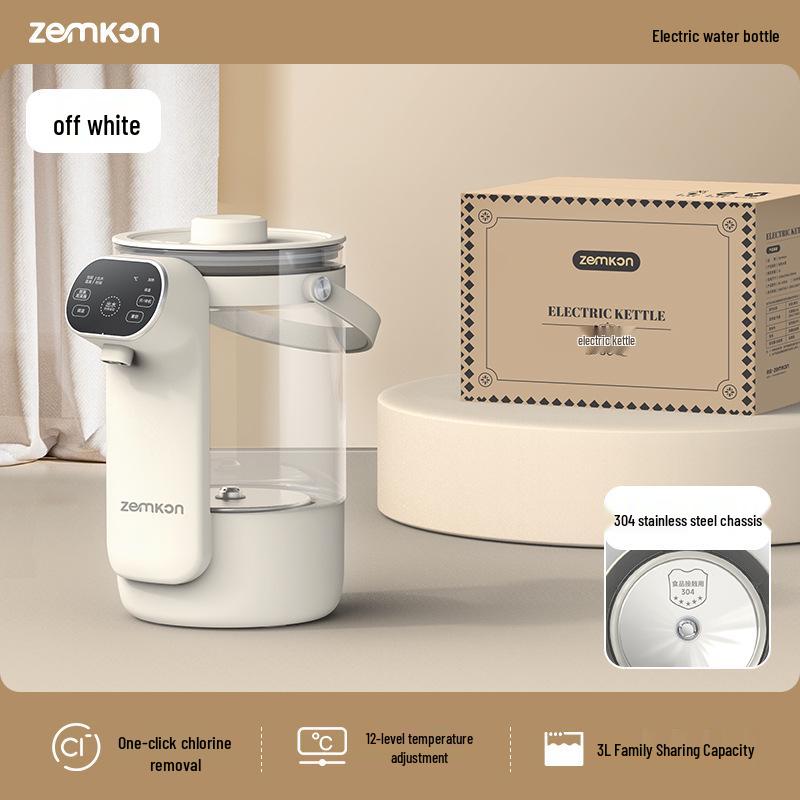 Электрочайник Zemkon: Автоматический терморегулирующий чайник с изоляцией
