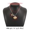 Tooxika Ocean Series Pearl Necklace Extravagant French High Feeling Starfish Shell Collarbone Chain