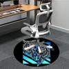 1pc Wolf Office Round Area Rug, Indoor Mat Suitable For Office, Under Office Chairs Bedroom Living Room Home Decor, Room Deco