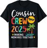 Cousin Crew 2025 Making Memories Summer Family Vacation T-Shirt