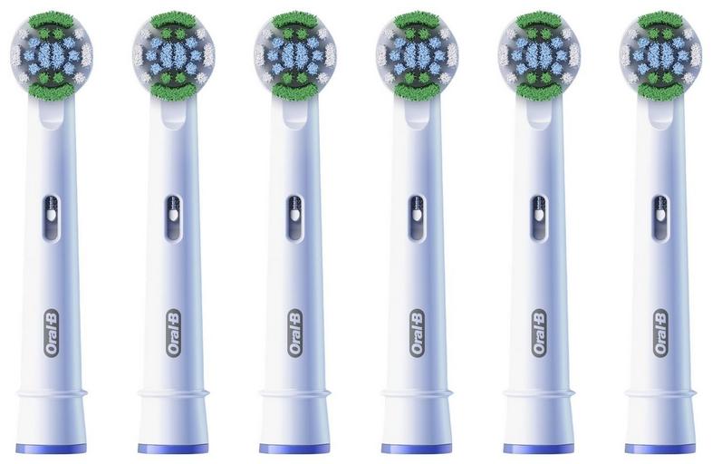 Toothbrush heads oral-b eb20rx-6 precisionclean white 6 pcs.