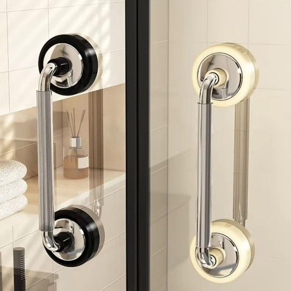 Anti-slip Suction Cup Door Handle Removable Wardrobe Door Handle Glass Door Handrail  Bathtubs