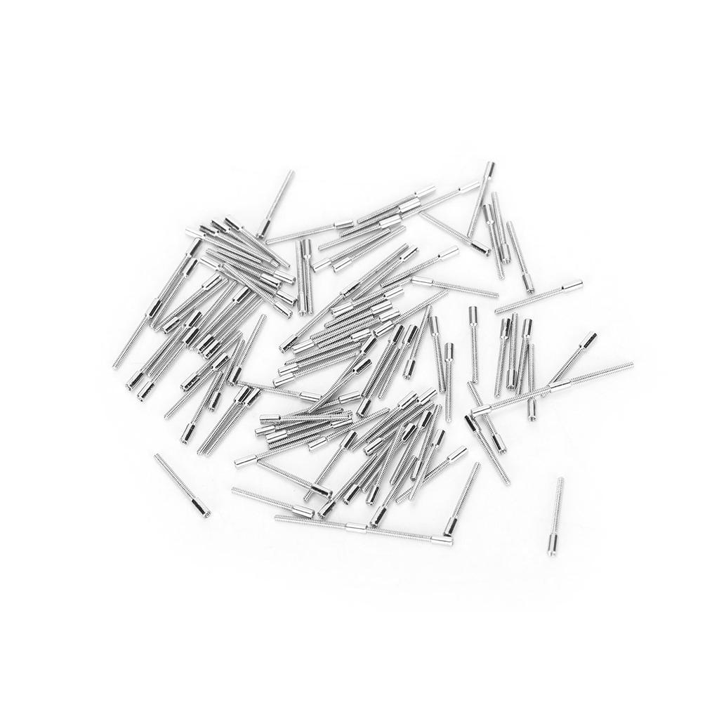 100 шт., 0,9 мм, заводной стержень, аксессуар для часового механизма, запасная часть для ремонта часов