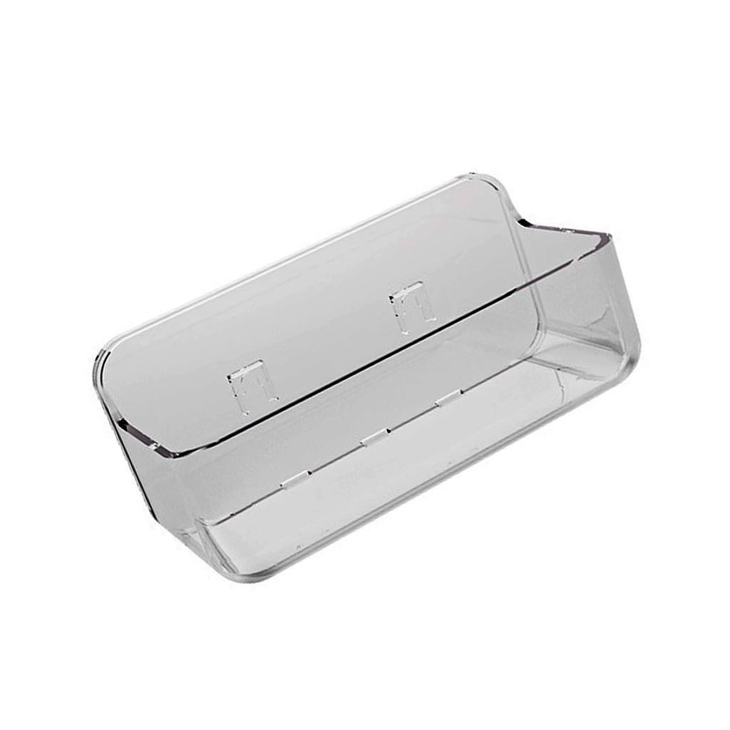 Прозрачные пластиковые настенные органайзеры Прочная настенная полка для хранения в ванной Подвесная дренажная организацияционная стойка