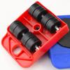 Furniture Lift Mover Tool 220Lbs Load-capacity Portable Furniture Mover Sliders Tool with Adjustable Height Lifting Tool Lever