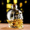 Glass Skull Head Cup 100-750ML Water Bottle Creative Skull Head Wine Bottle  Halloween Gift