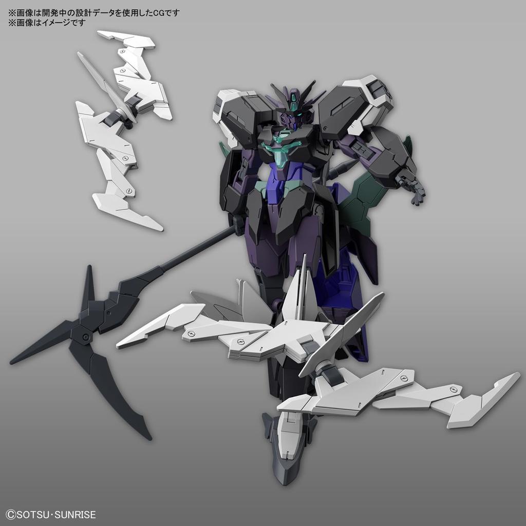 BANDAI SPIRITS HG Gundam Build Metaverse Plutine Gundam Scale Plastic Model 1/144 Color-coded