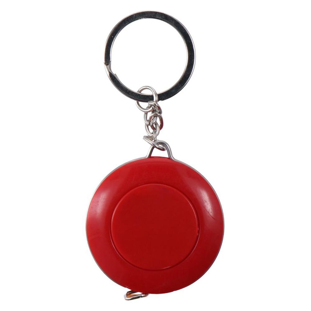 Red Small Keychain Fashion Clothes Measuring Tape Durable Gift Tape Measure  Outdoor