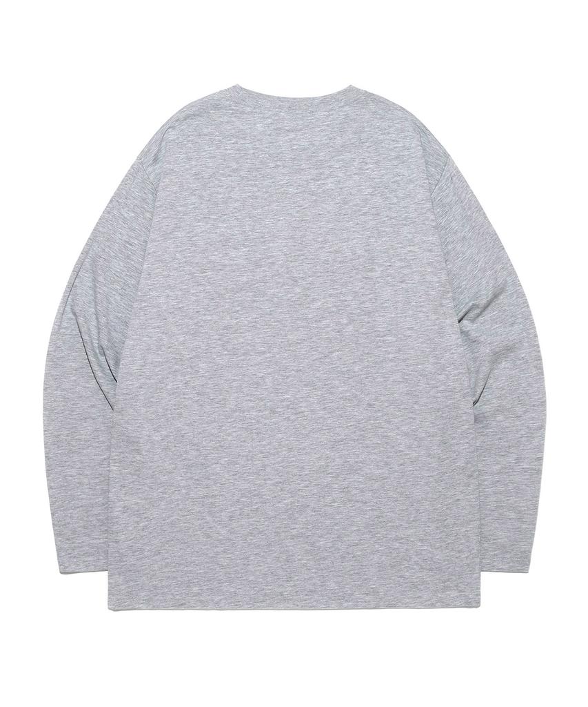 LEE Basic Long Sleeve T-Shirt Gray