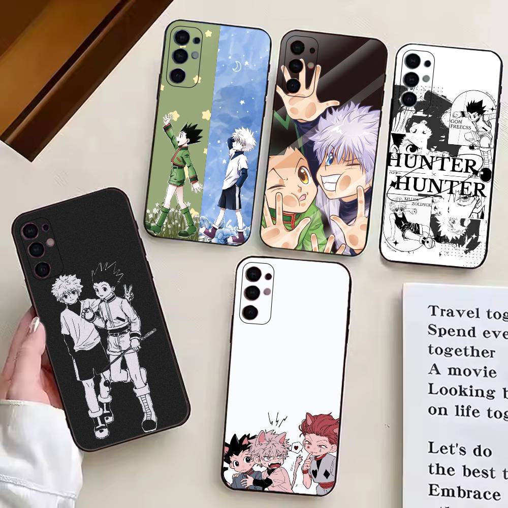 H-Hunter X Hunter Anime Phone Case For Samsung S25,S24,S21,S22,S23,S30,Ultra,S20,Plus,Fe,Soft Silicone Black Cover
