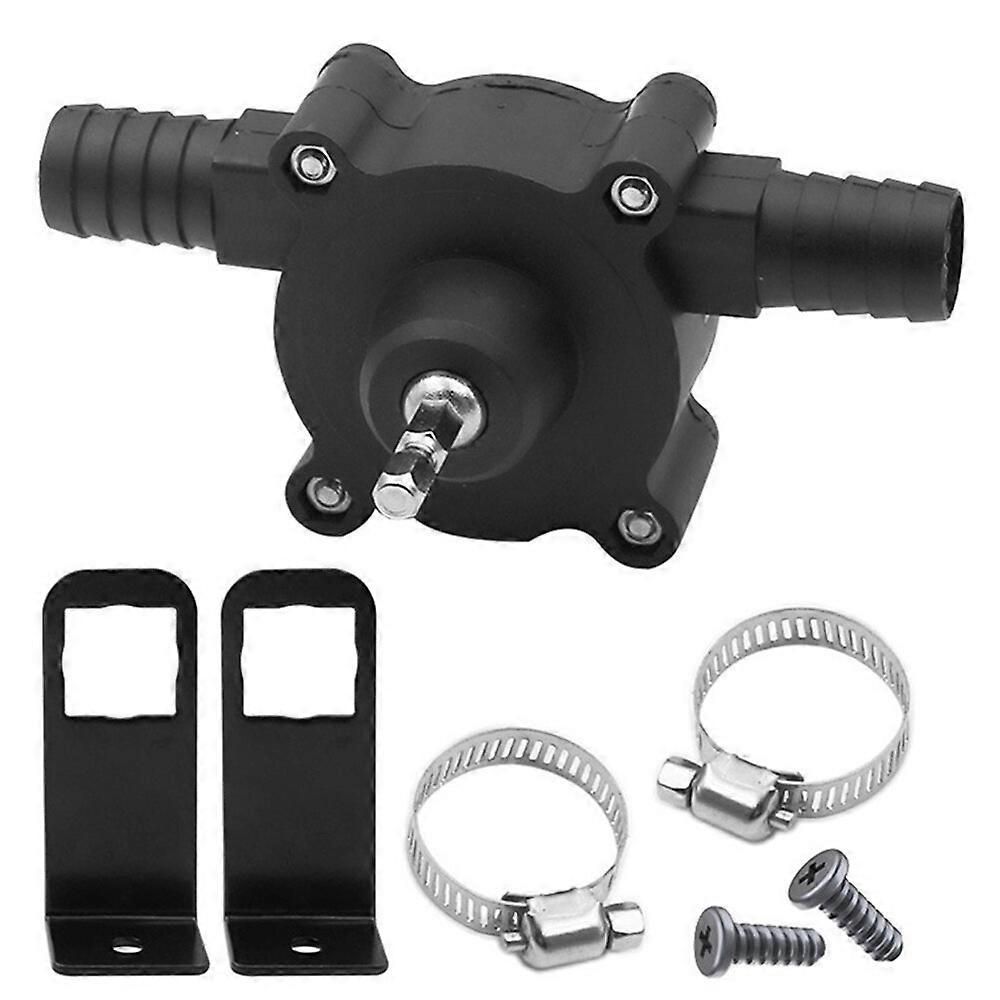 Portable Home Garden Outdoor Tool Electric Drill Pump Diesel Oil Fluid Water Pump Hand Mini Self-priming