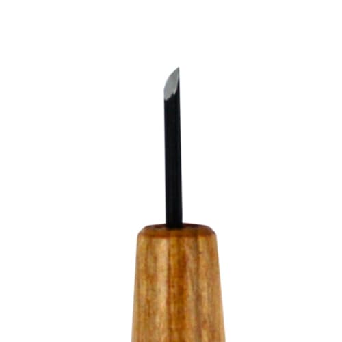 Mikisyo Power Grip Carving Chisel, Triangular, 1.5mm