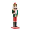 Christmas Nutcracker Ornament Large Wooden Soldier Nutcracker Figurine for Christmas Tree Front Door Hotel Decoration