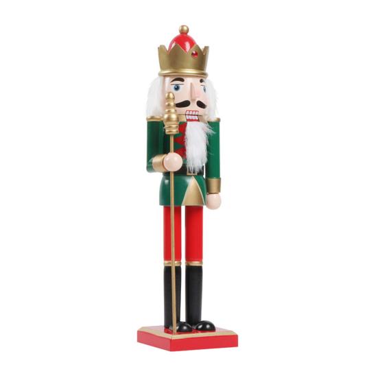 Рождественское украшение Щелкунчик Большой деревянный солдат Щелкунчик Фигурка для рождественской елки Входная дверь Украшение для отеля