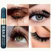 4D Mascara Double Effect Lengthen Curling Thick Eyelash Extension Long Lasting Silk Fiber Eye Lashes Makeup Mascara Cosmetics