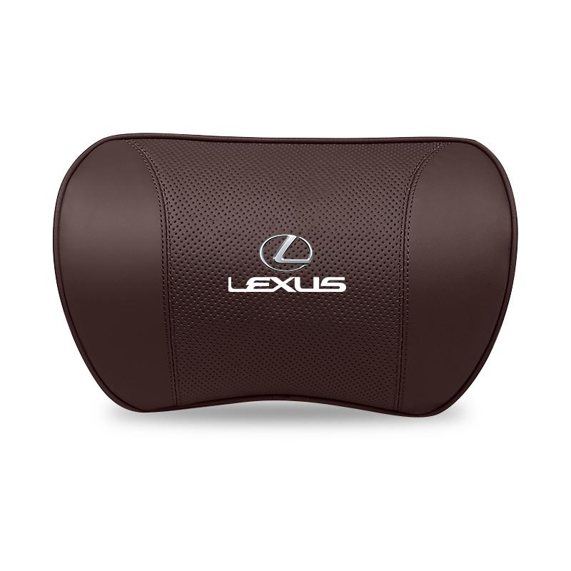 DJSZ3 High-end Leather Car Headrest Waist Pillow Accessories For Lexus F SPORT ES RX NX LS UX LM LX GX LC RZ IS CT GS RC HS SC TX LBX
