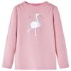 Kids' Long-sleeved T-shirt Light Pink 92/104/116/128/140