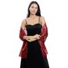 Elegant Women Shawls Wraps for Evening Dresses Bridal Bridesmaid Wedding Shawl Solid Color Party Capes Decoration Scarf