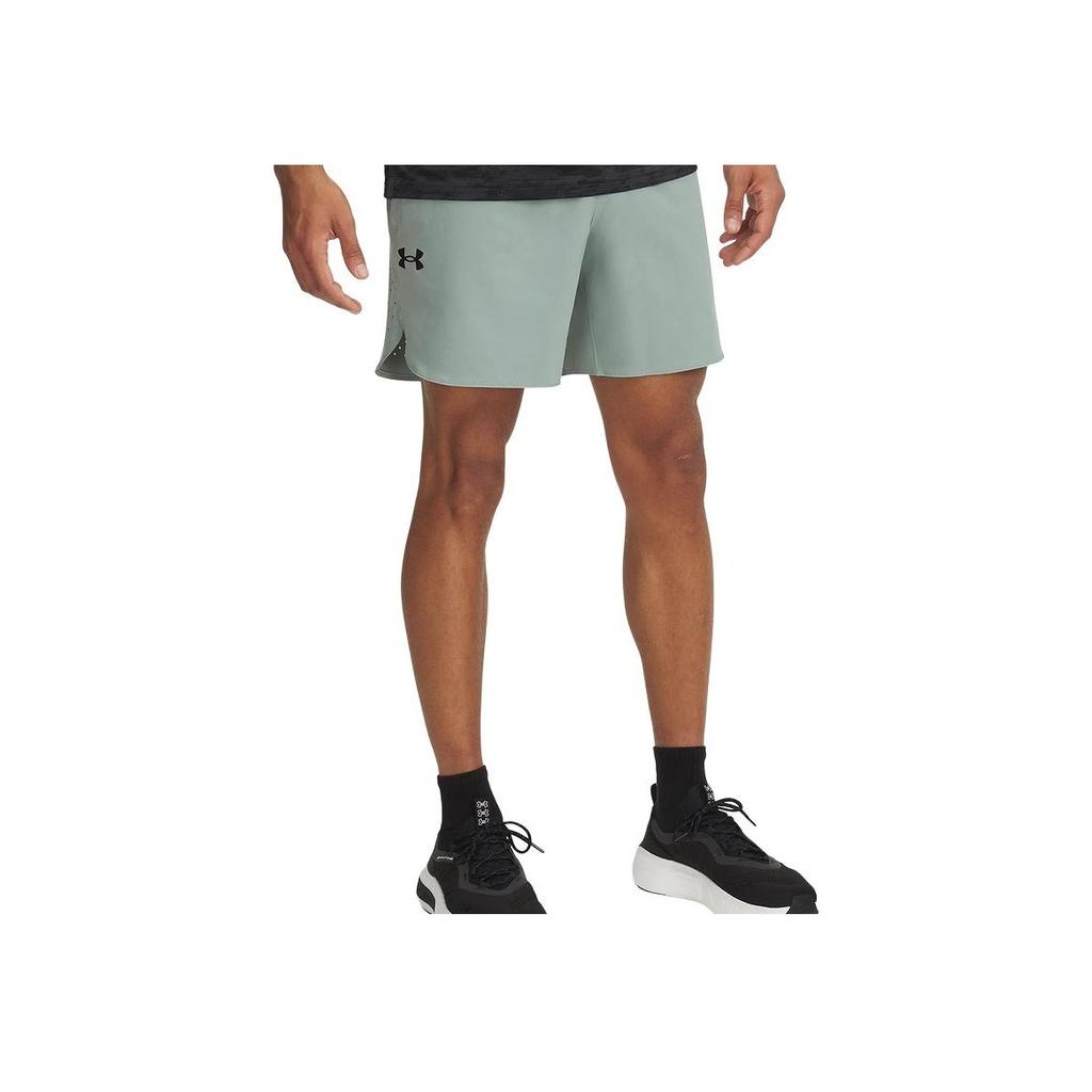 Under Armour Vanish Elite Training Повседневные тканые минималистичные спортивные шорты три четверти Мужские шорты Светло-зеленый 1376782-348