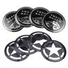 4pcs 56mm Auto Wheel Center Hub Caps Decal Cover Rim Sticker Badge Decoration For Jeep Renegade Grand Cherokee Wrangler Compass