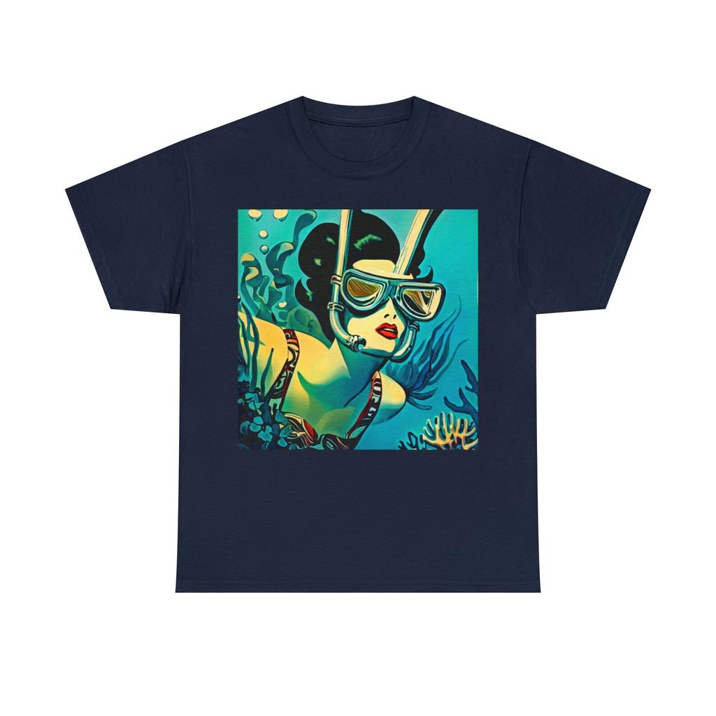 Vintage snorkeling Tee