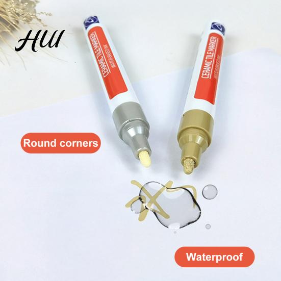 Tile Grout Touch Up Pen Paint Marker Waterproof Gap Repair DIY Refresh Color for Tiles Floor Wall Bathroom Kitchen Tools Easy Grip