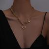 Ожерелье из нержавеющей стали 316L, сексуальное ожерелье с сердцем и ключицей, многофункциональное женское ожерелье, ювелирное изделие, подарок
