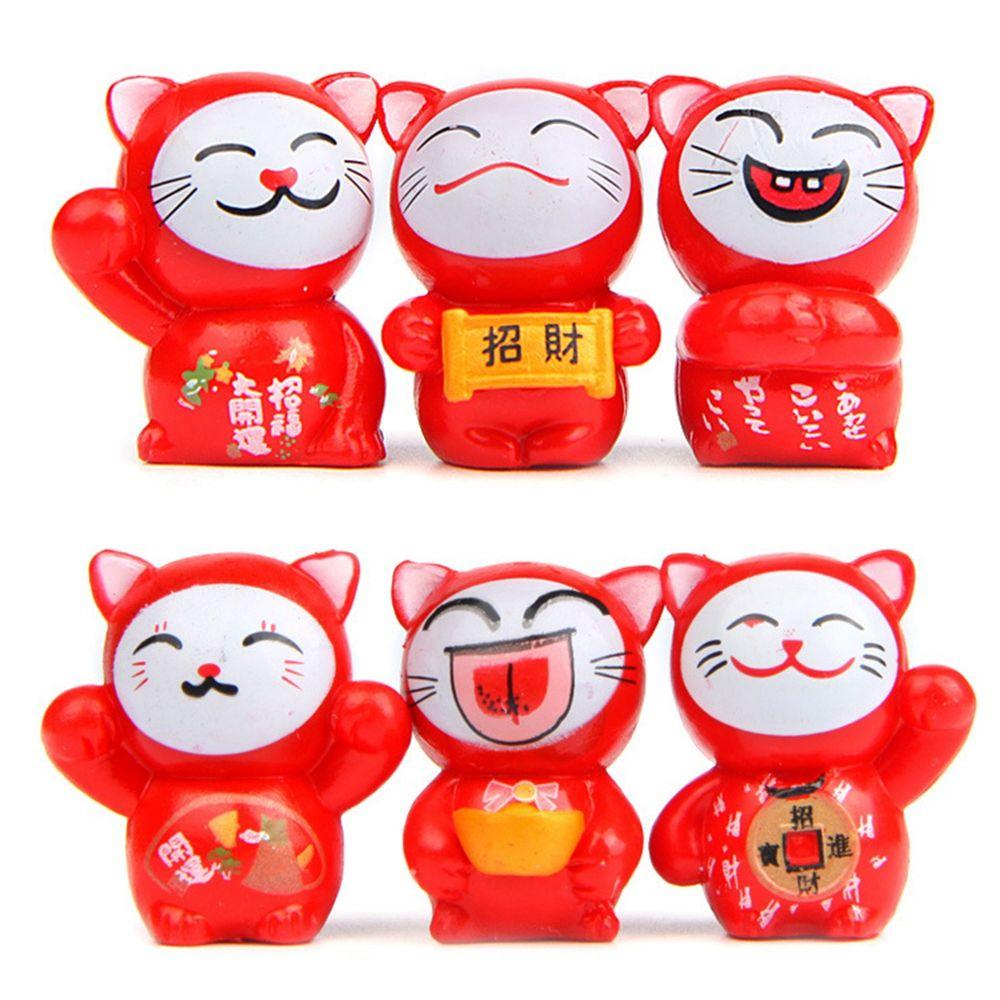 Kitten Home Decor Gift Micro Landscape Fairy Garden Decor Dollhouse Ornament Figurine Miniatures