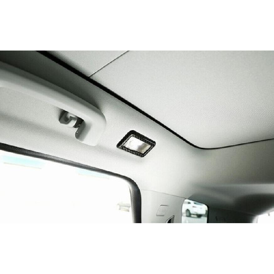 Carbon Fiber 2PCS For LR Discovery Sport 2015-2019 Frame Trim Rear Reading Light