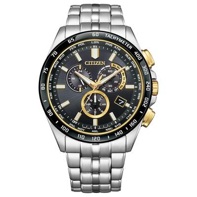 Часы Citizen Photovoltaic Radio Watch Водонепроницаемые HINODE Collection Limited Model Gold Black Silver Eco-Drive CB5879-53E Мужские