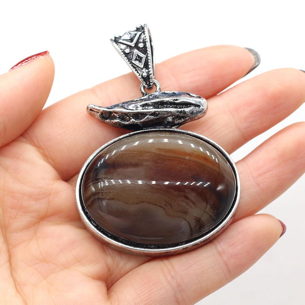 Кулон из натурального камня агат/розовый кварц/лазурит/малахит кулон для изготовления ювелирных изделий DIY аксессуар для ожерелья