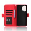 Wallet Case for Poco X8 Pro Max 5G - Leather/PU, Red, With Card Holder