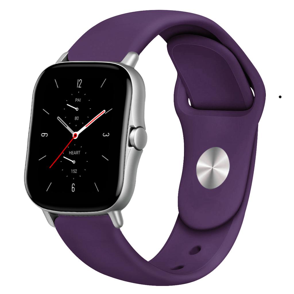 20 мм/22 мм ремешки для часов для Amazfit GTS 4/3/2/2e/Mini/GTR 42 мм/GTR 4/3 Pro Силиконовый браслет Amazfit helio/balance 2 bip 5 6 ремешок