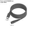 PD 100W USB C To DC Power Cable Barrel Jack Extension Line for Starlink Mini