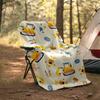 excavator Theme Printed Blanket - Perfect for Couch, Bed, Travel & Outdoor Use | Machine Washable, Cozy & Durable.