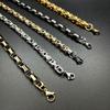 Charm Stainless Steel Chain Gifts Men Punk High Quality Golden Silver Fashion Necklace Byzantine