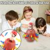 Funny Pirate Barrel Lucky Game Jumping Pirate Sword Stab Family Interactive Toys with Money Storage for Kids Halloween Gift