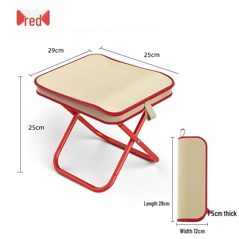 Portable Folding Stool with Storage Bag