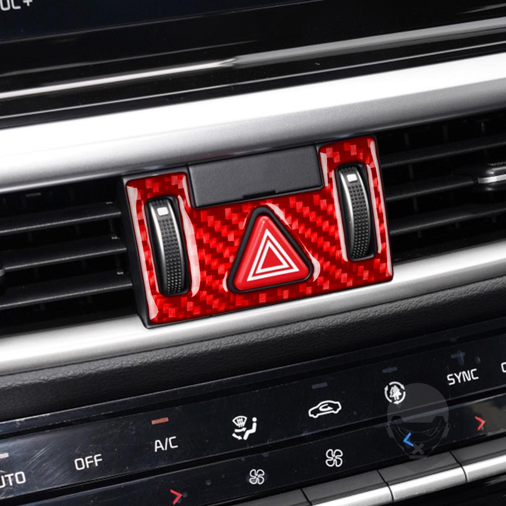 Для Kia K3 Forte Cerato аксессуары из углеродного волокна салон автомобиля сигнальная лампа наклейка на панель