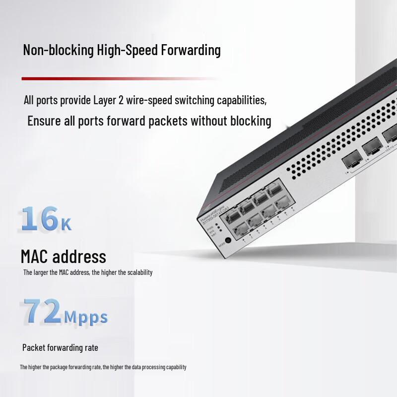 Huawei S1730S-S8T4X-QA3 Enterprise Layer 2 Managed Switch