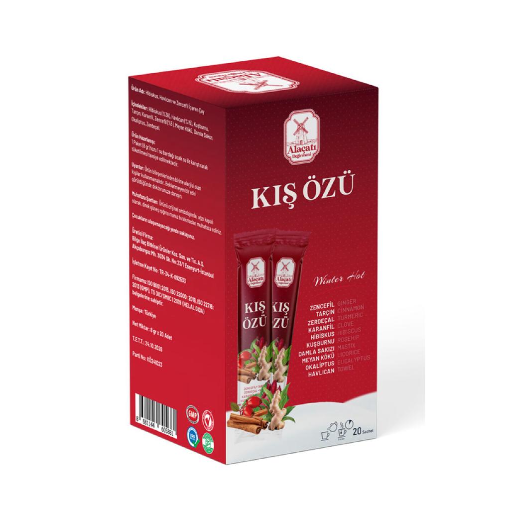 Winter Hot Winter Essence 20 пакетиков чая, содержащих гибискус, галангал, корицу, мастику и имбирь