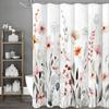 Весенний цветочный растительный занавес для душа, декоративный занавес для душа для ванной комнаты, водонепроницаемый занавес для душа с крючками, подходит для ванной комнаты