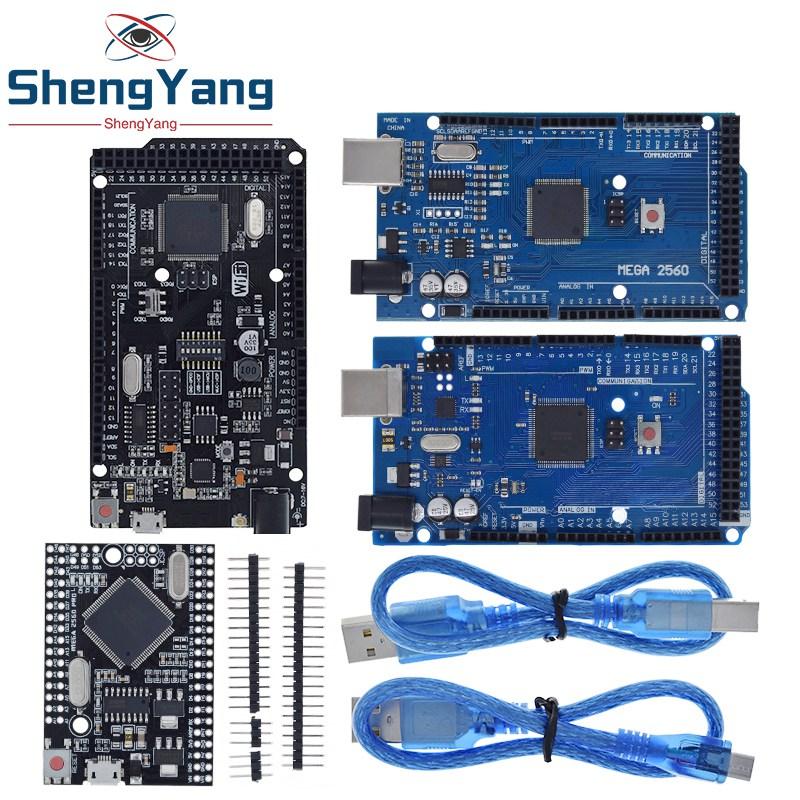 Mega2560 ATMEGA16U2 / Pro Mini MEGA 2560 Mega+WiFi R3 ATmega2560 CH340G Для Arduino UNO R3 Плата разработки WeMos ESP8266