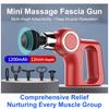 Fascia Gun Muscle Massage Gun Protable Body Massager Handheld Deep Tissue Percussion Muscle for Body Back and Neck Leg Relax
