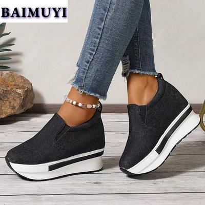 Мода балетки Женские мокасины кеды парусиновые туфли 2025 тренд новая мода повседневная обувь для ходьбы Зимний спорт Mujer Zapatillas