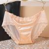 Women Briefs Trendy Sexy Perspective Thin Comfortable Inside Wearing Nylon Lace Stitching Ladies Briefs Sleeping Accessories