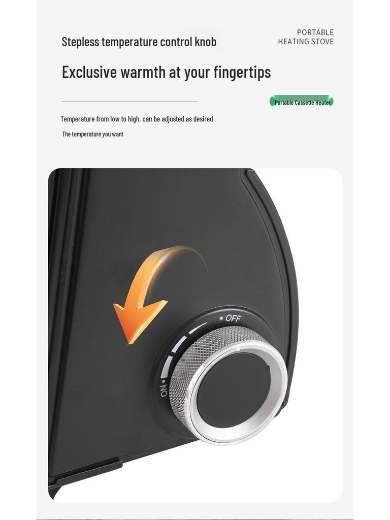 Портативный газовый кассетный обогреватель для палаток для кемпинга