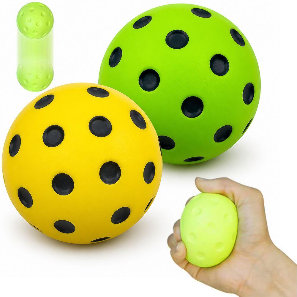 Simulated Anti-stress Squeeze Pickleball Balls High Bounce Quiets Bounce Ball Fidget Toy