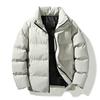 Осенне-зимняя новая мужская куртка с хлопковой подкладкой, модная молодежная хлопковая куртка, воротник-стойка, свободная, большого размера